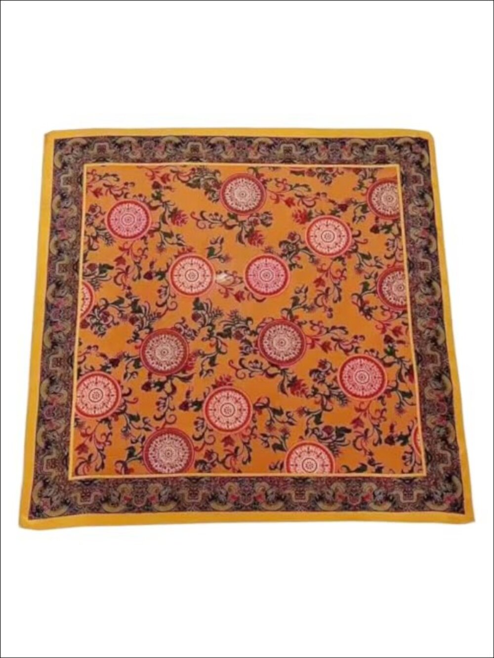 Large Square Satin Silk Scarf 43" Fashion Shawl Head Wrap Hair Scarf